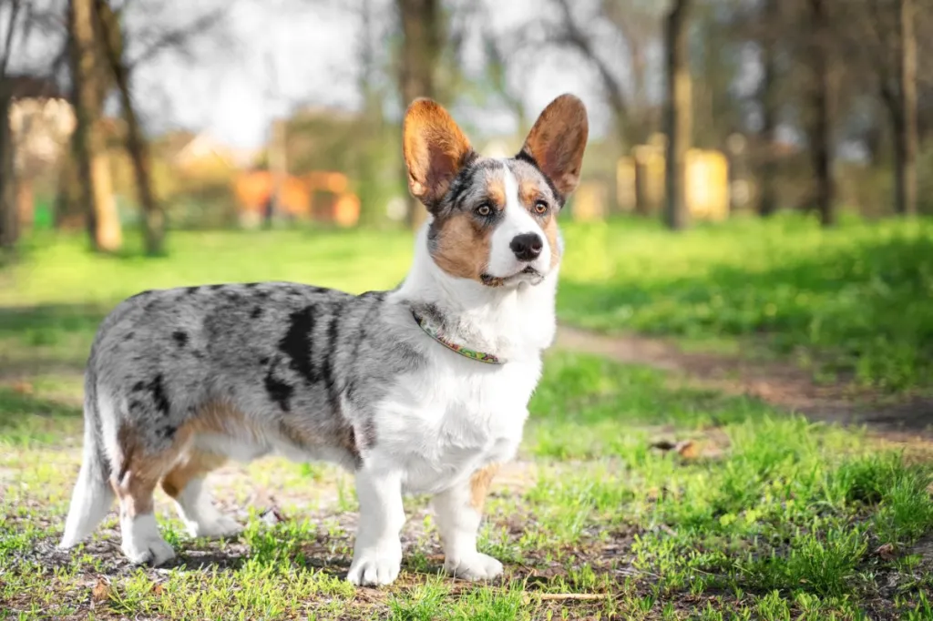 Blue Merle corgi